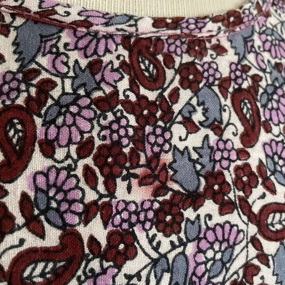 Vintage Geeta Womens Dress Free Size OS India Floral Boho Halter Midi Sundress - Picture 6 of 9